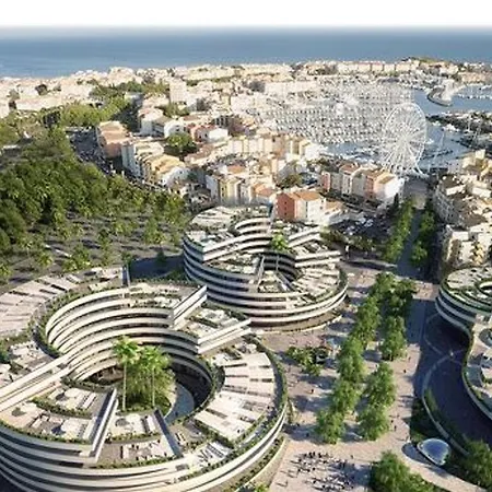 T3 Au Cap D'agde Avec Parking, A 10 Min Du Port Et 15 Min De La - Fr-1-749-9 דירה